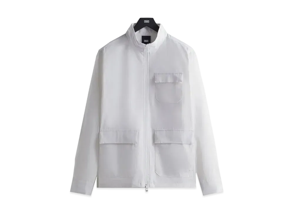 Kith Zip Front Lawton Jacket "White"