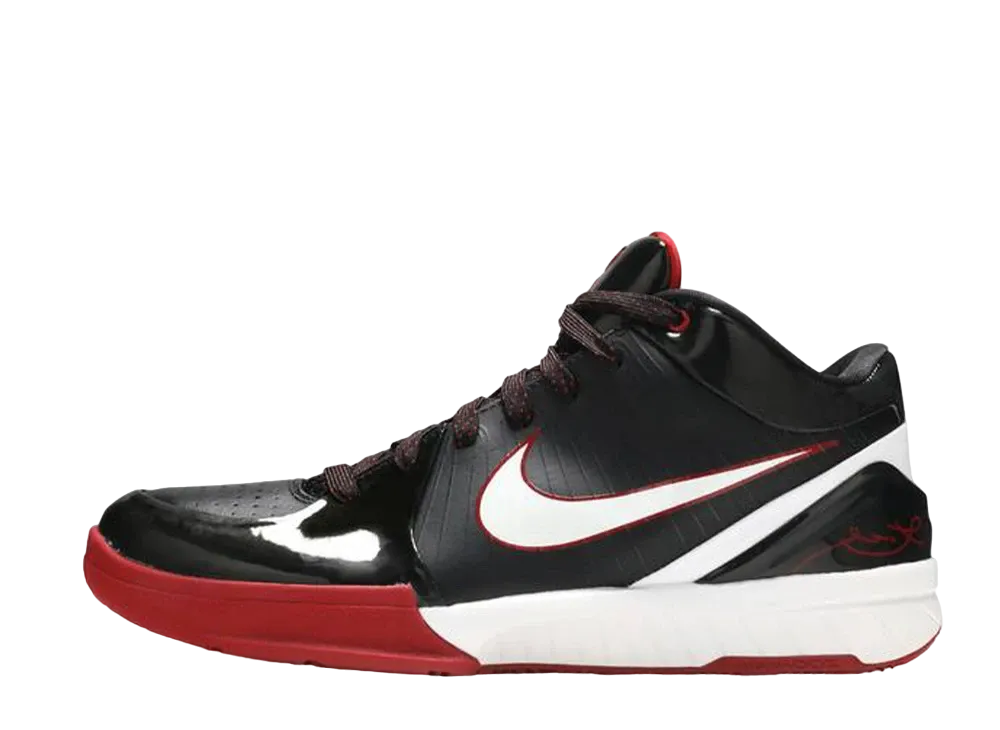 Nike Kobe 4 "Black/White Varsity Red"