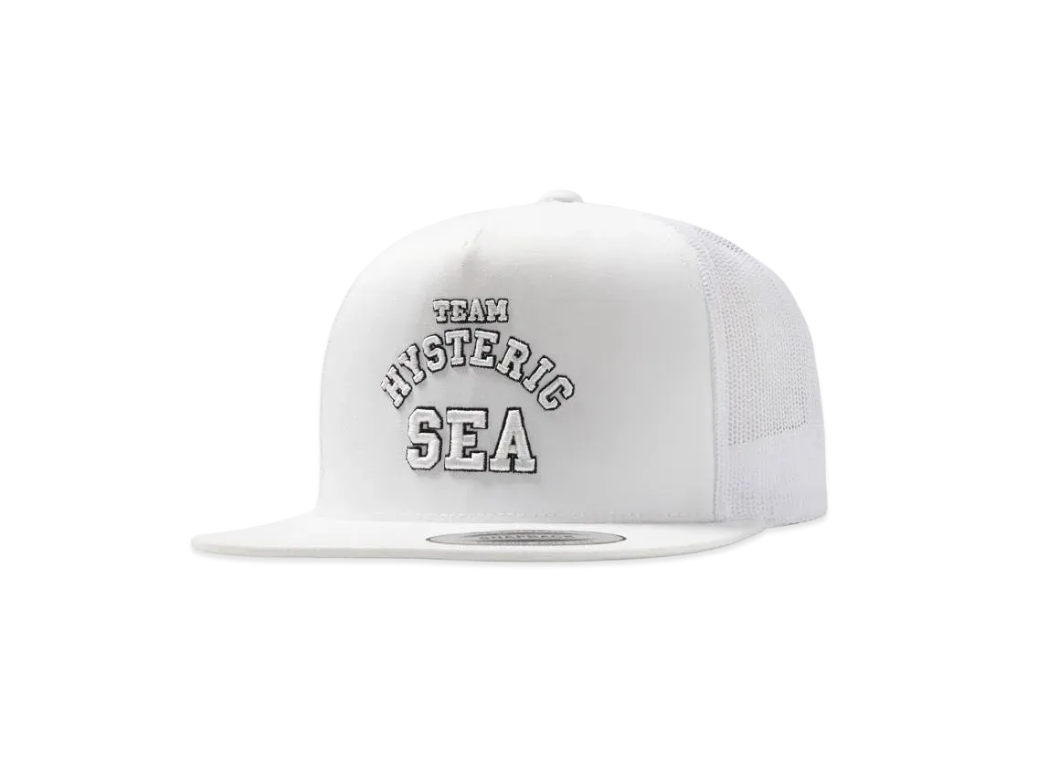 WIND AND SEA x HYSTERIC GLAMOUR Mesh Cap "White"