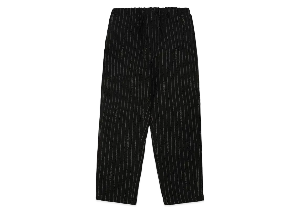 Stussy x Nike Striped Wool Pants "Black"