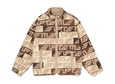 Supreme Geo Reversible WINDSTOPPER Fleece Jacket "Tan"