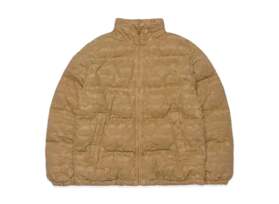 Supreme Fat Tip Jacquard Denim Puffer Jacket "Olive"