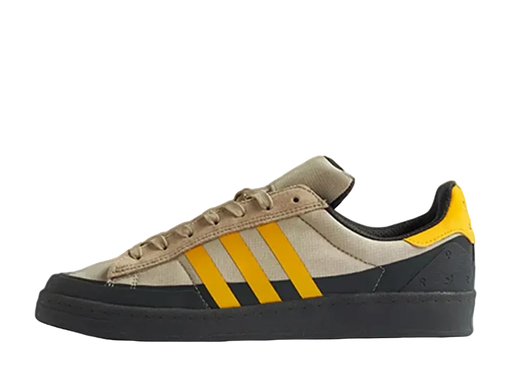 Pop Trading Company × adidas Campus ADV "Grey Six/Active Gold"