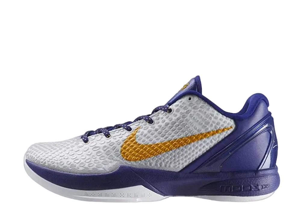 Nike Kobe 6 Lakers Home "White/Del Sol"