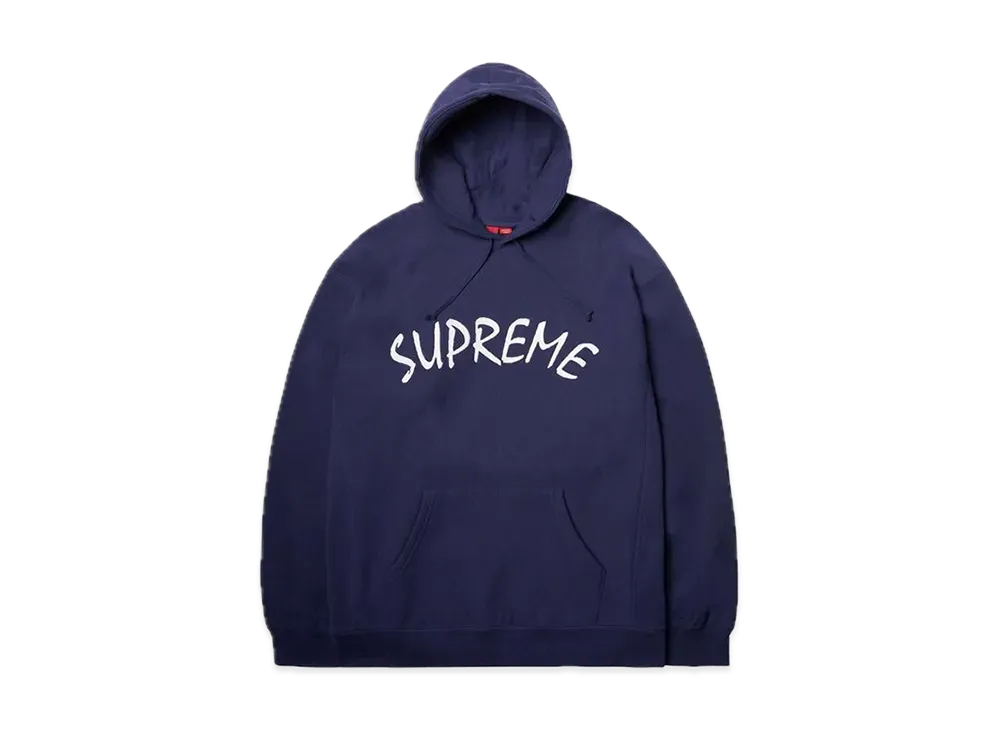 Supreme FTP Arc Hooded Sweatshirt "Washed Navy"