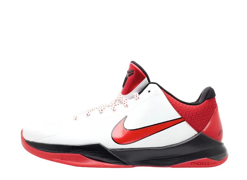 Nike Kobe 5 "White/Varsity Red Black"