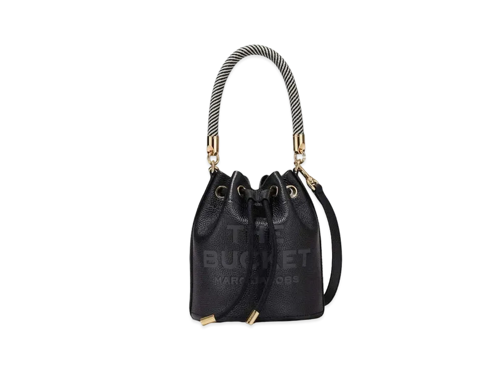Marc Jacobs The Leather Bucket Bag "Black"