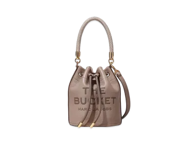 Marc Jacobs The Leather Bucket Bag "Cement"