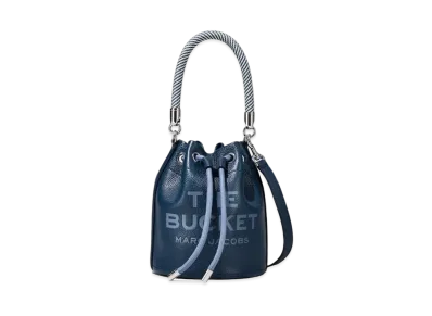 Marc Jacobs The Leather Bucket Bag "Blue Sea"