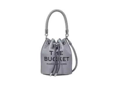 Marc Jacobs The Leather Bucket Bag "Wolf Grey"