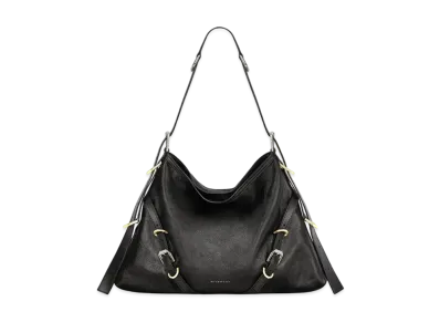 GIVENCHY Medium Voyou Bag In Leather "Black"
