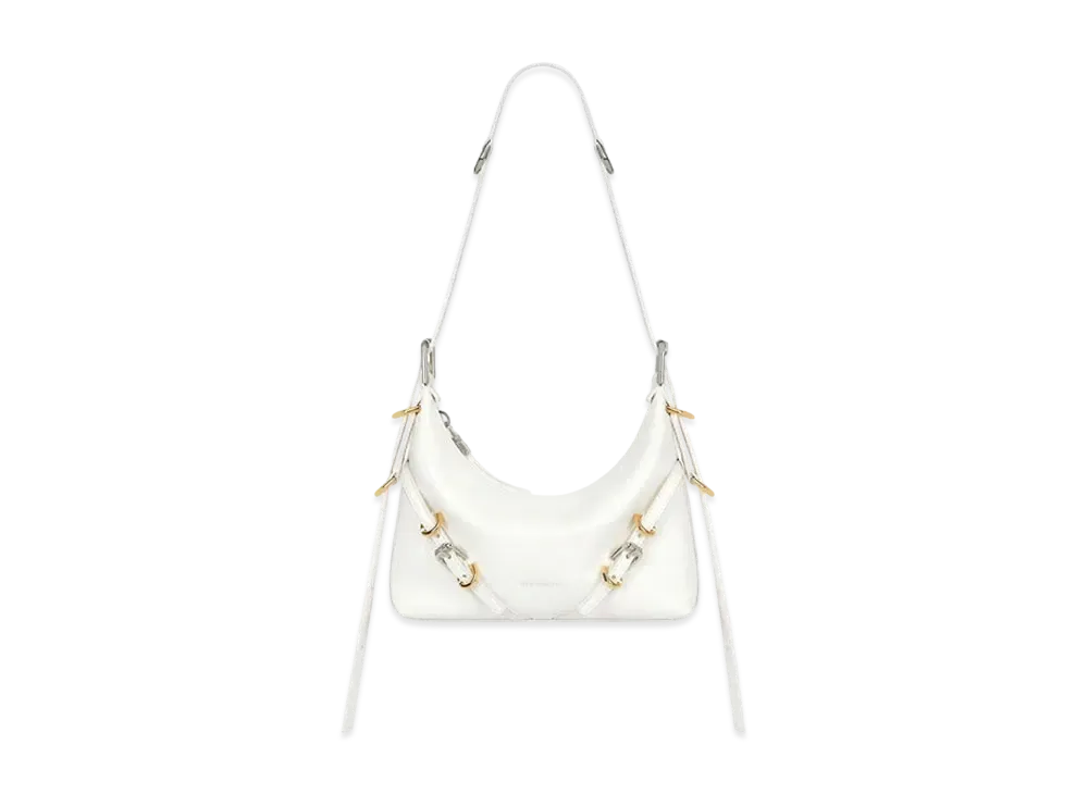 GIVENCHY Mini Voyou Bag In Leather "Ivory"