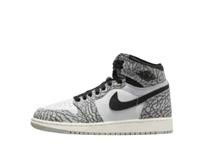 Nike GS Air Jordan 1 High OG "White Cement"