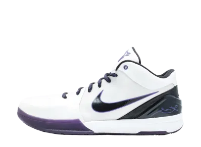 Nike Kobe 4 Inline "White/Black-Varsity Purple"