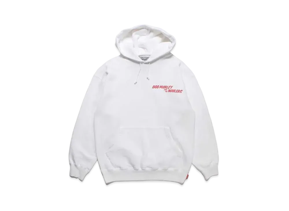 WACKO MARIA Bob Marley / Middle Weight Hooded Sweat Shirt "White"