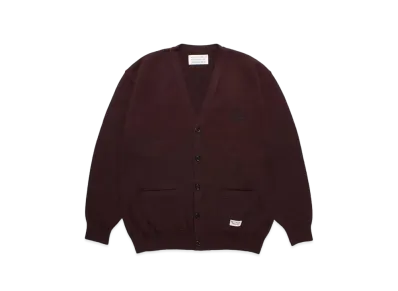 WACKO MARIA Classic Knit Cardigan "Burgundy"