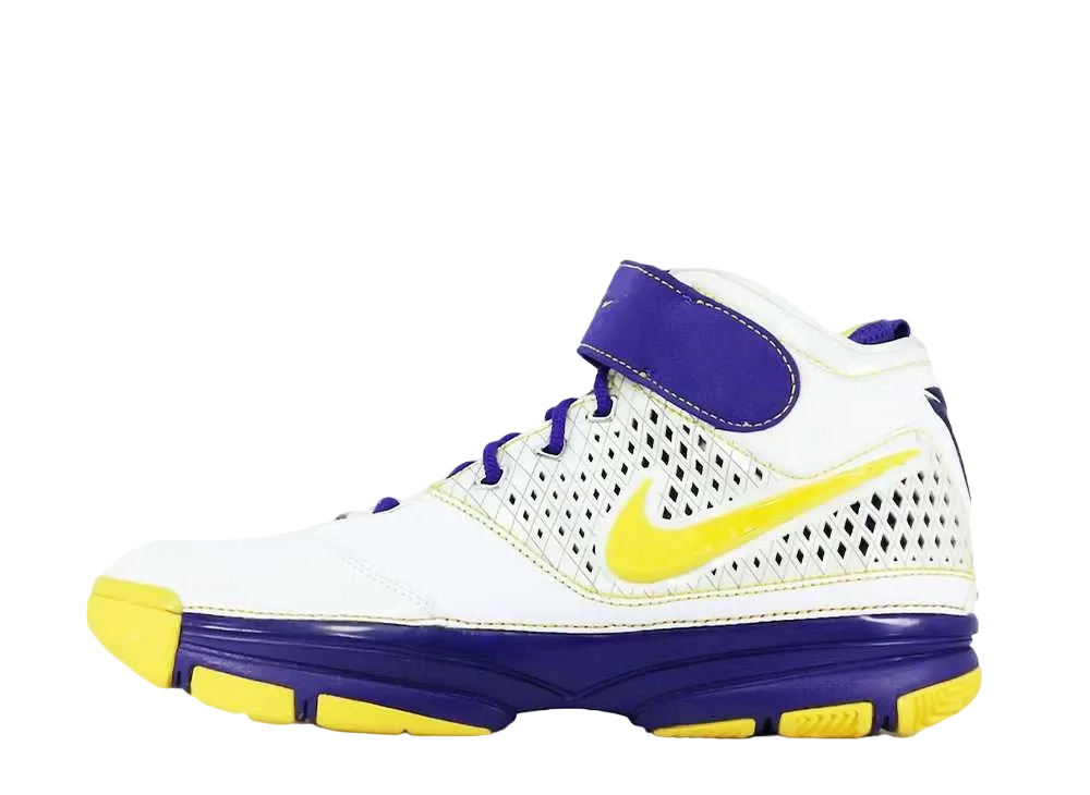 Nike Zoom Kobe 2 Lakers "White/Varsity Maize"