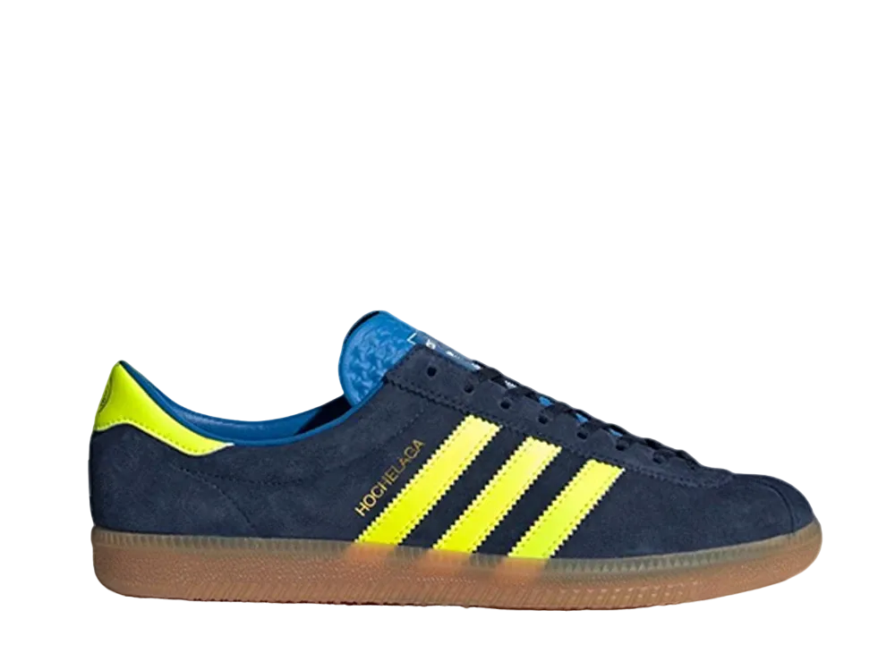 adidas Hochelaga SPZL "Night Indigo/Solar Yellow/Blue Bird"