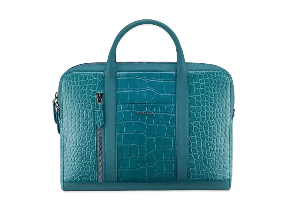 BVLGARI Bvlgari Man Briefcase Japan Exclusive "Cerulean Topaz Light Blue"