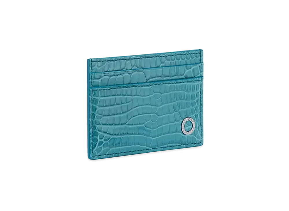 BVLGARI Bvlgari Man Card Holder Japan Exclusive "Cerulean Topaz Light Blue"