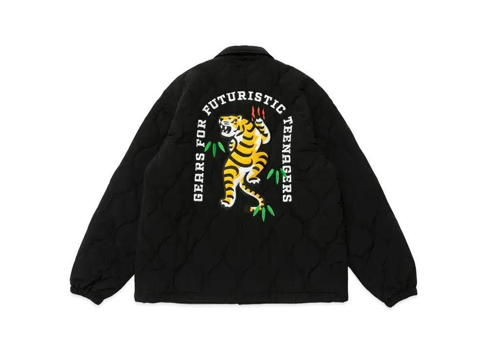 ヒューマン メイド キルテッド コーチ ジャケット "ブラック"