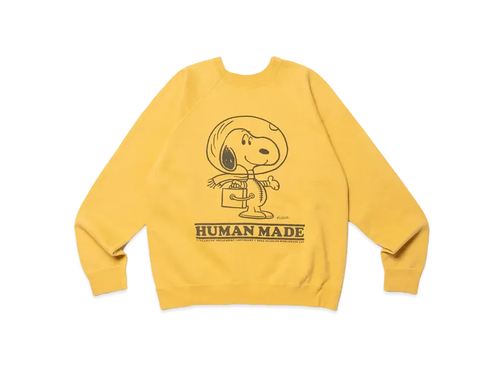 HUMAN MADE Peanuts Sweatshirt #1 "Yellow"