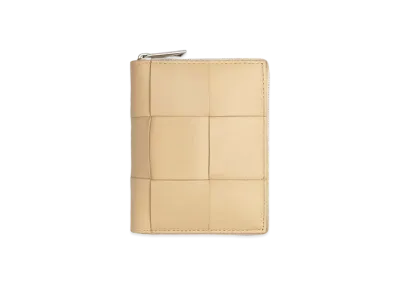 Bottega Veneta Zip Around Wallet "Porridge"