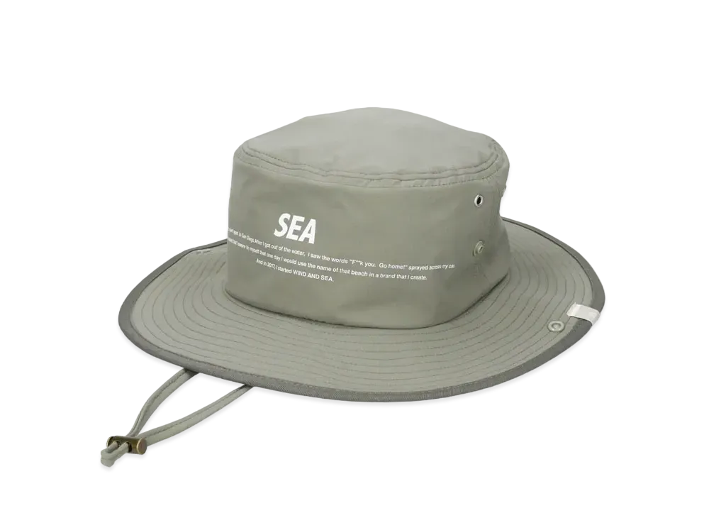 WIND AND SEA Nylon Switch Tech Boonie Hat "Olive"