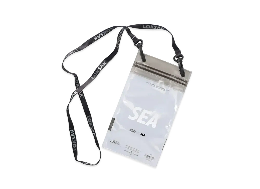 WIND AND SEA x LOKSAK Water Proof Mobile Bag "Clear"