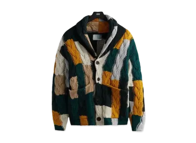 Kith Patchwork Cable Becker Cardigan "Stadium"