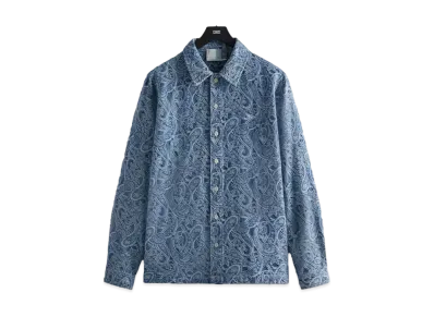 Kith Japanese Indigo Paisley Caldwell Shirt "Indigo"