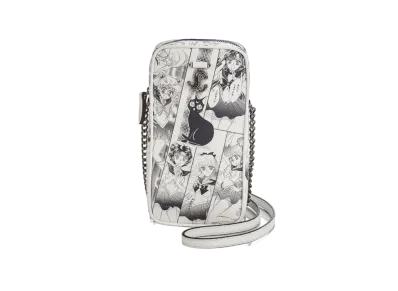 Jimmy Choo x Pretty Guardian Sailor Moon Sailor Guardians Varenne Phone Case Manga Printed PU Leather "Monochrome"