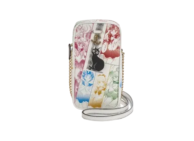 Jimmy Choo x Pretty Guardian Sailor Moon Sailor Guardians Varenne Phone Case Manga Printed PU Leather "Rainbow"