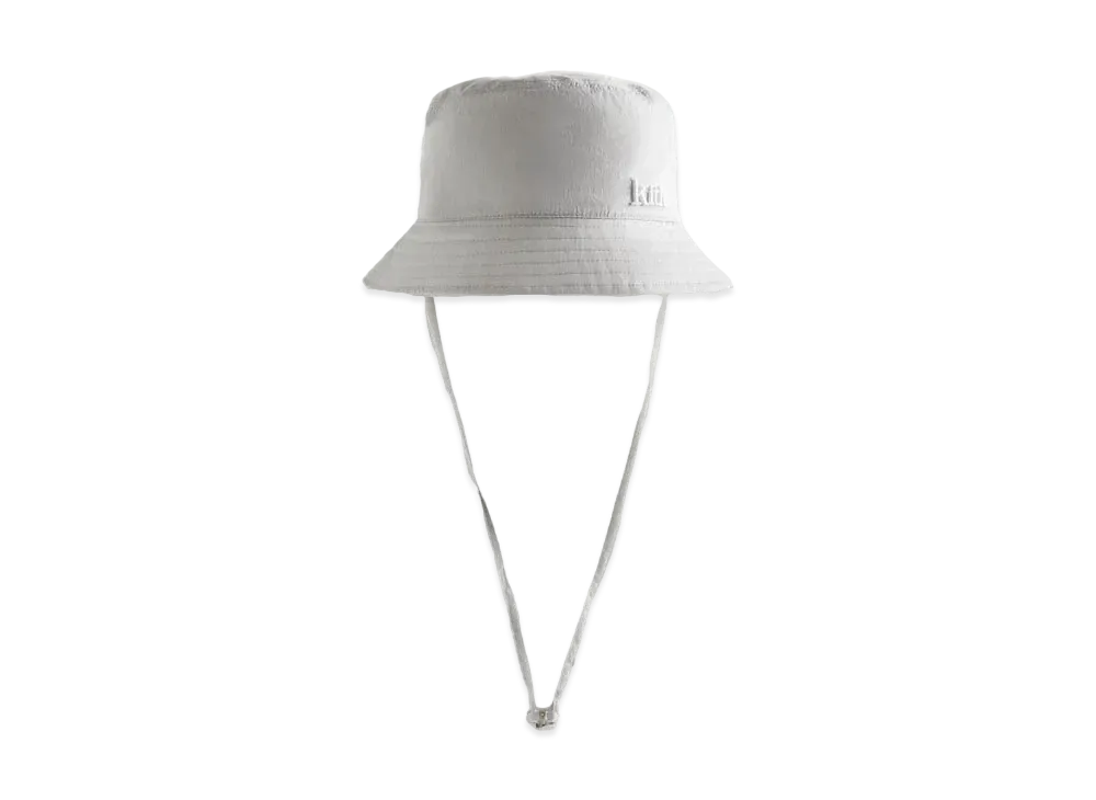 Kith Wrinkle Nylon Bucket Hat "Concrete"