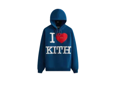 Kith x Advisory Board Crystals I Love Kith Hoodie "Navy"