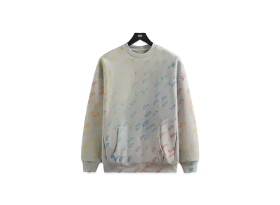 Kith x Advisory Board Crystals Rainbow Print Crewneck "Grey"