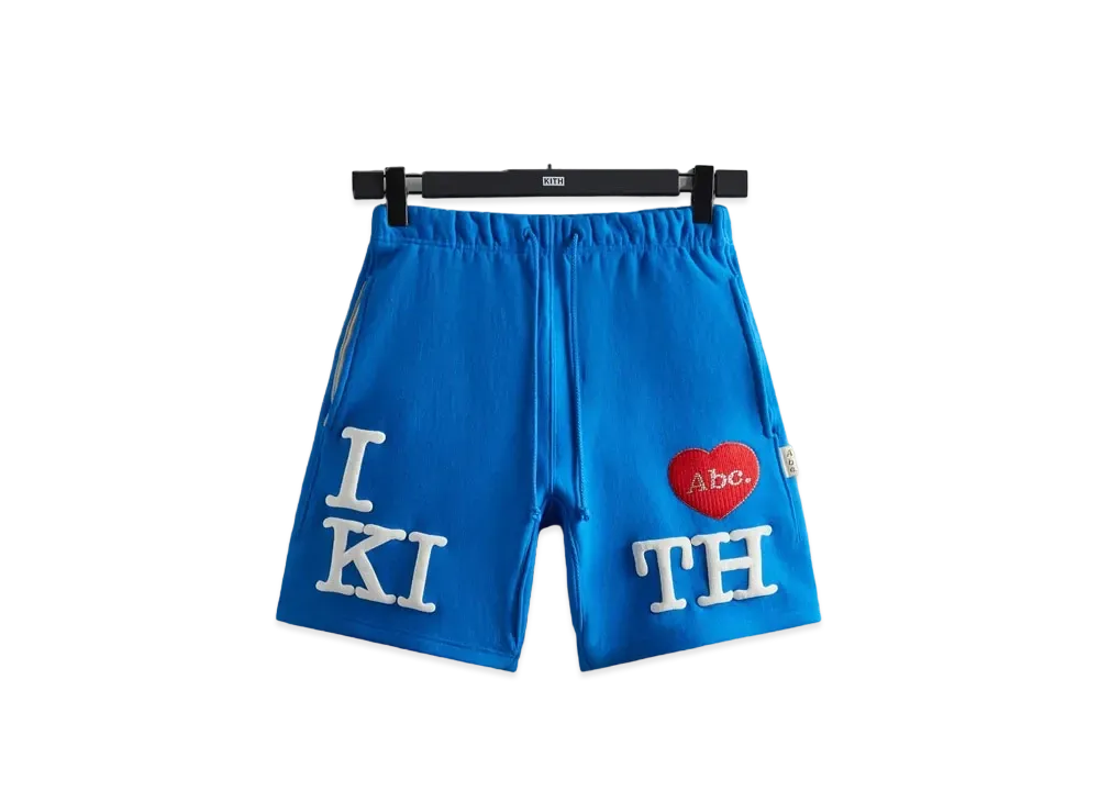 Kith x Advisory Board Crystals I Love Kith Short "Blue"
