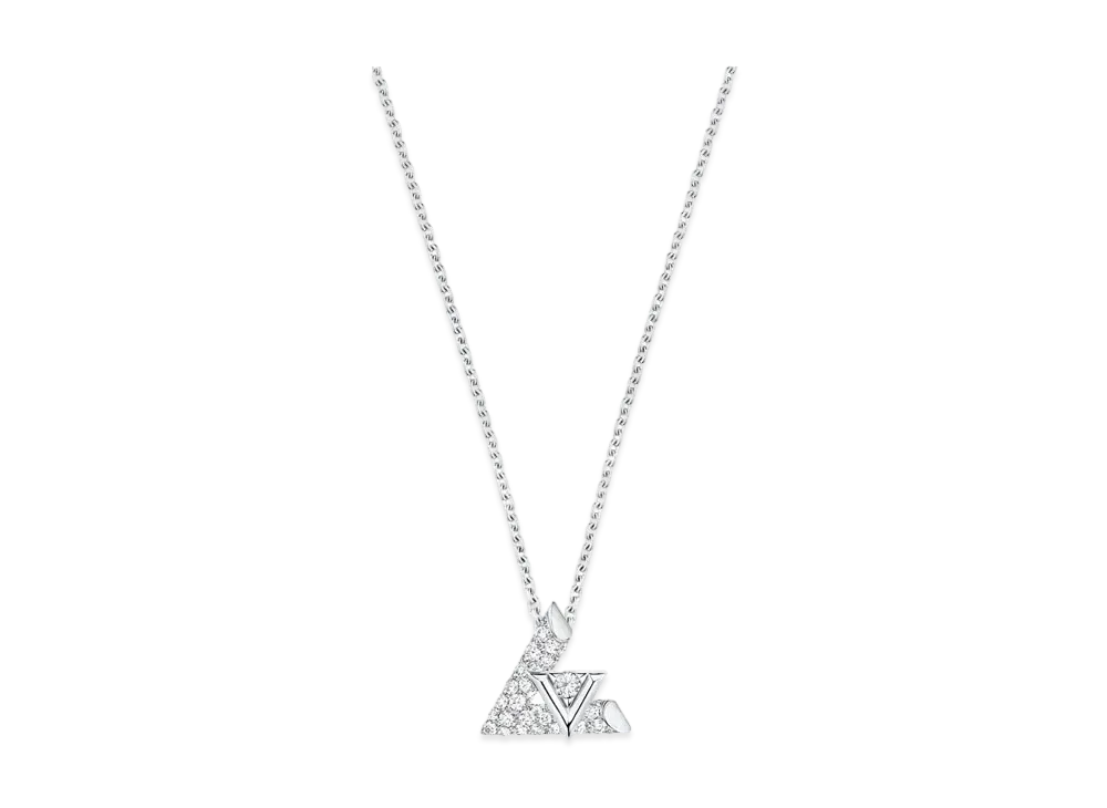 Louis Vuitton LV Volt One Pendant "White Gold"