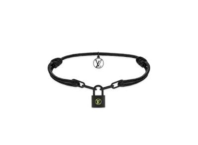 Louis Vuitton Silver Lockit x Virgil Abloh Bracelet Black Titanium "Noir"