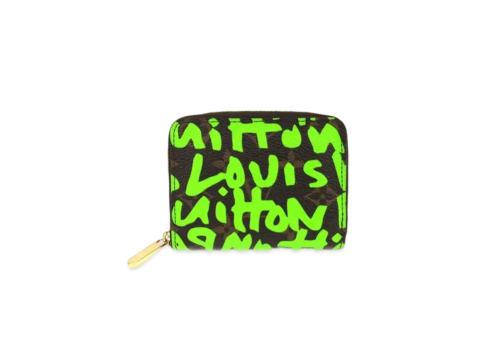 Louis Vuitton Zippy Coin Purse Monogram Graffiti Stephen Sprouse Collection "Vert"