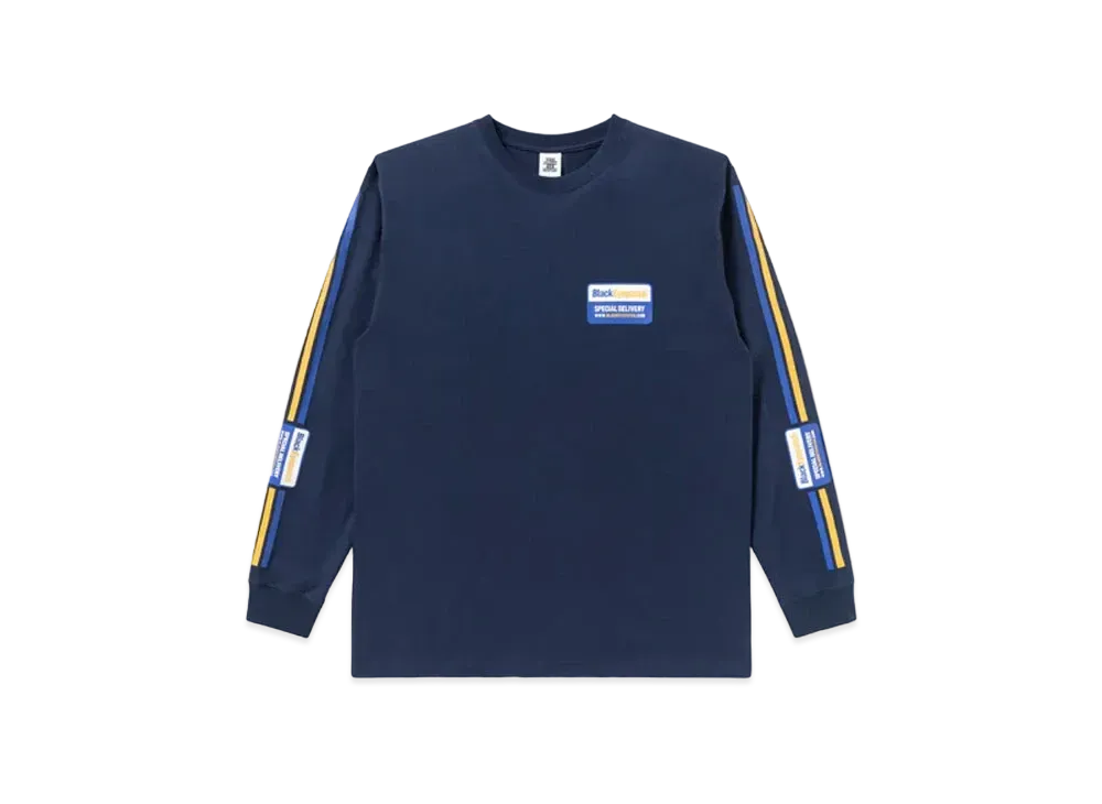 Black Eye Patch Deliveryman L/S Tee "Navy"