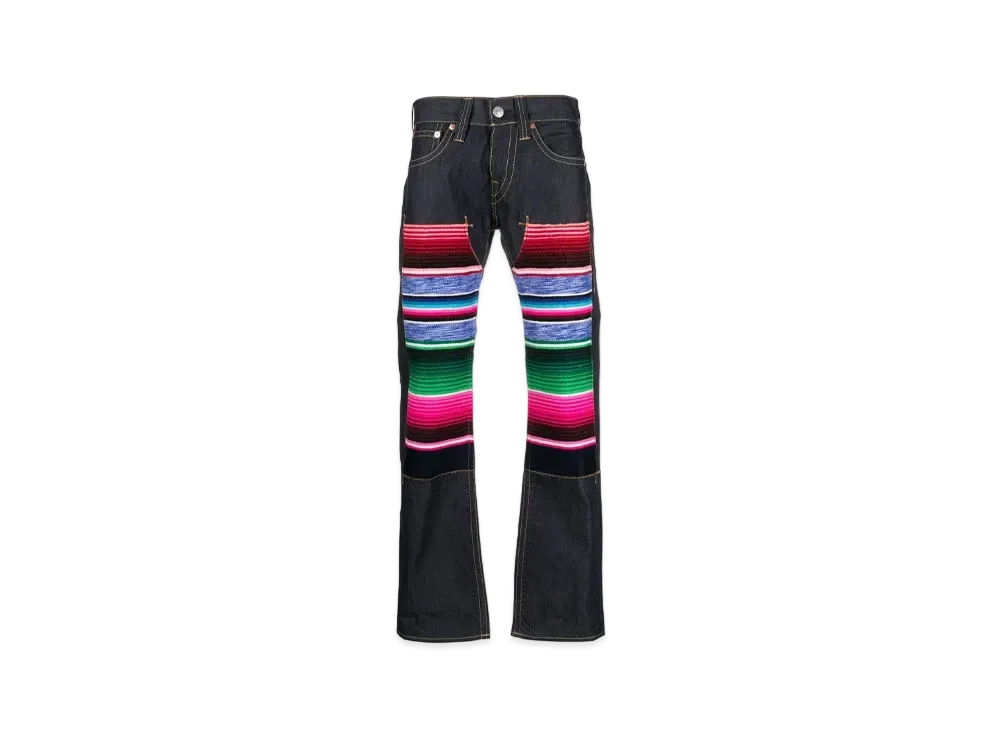 LEVI'S x JUNYA WATANABE Patchwork Bootcut Jeans "Navy Blue"