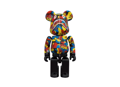 Bearbrick Superalloy MEDICOM TOY Camo Shark