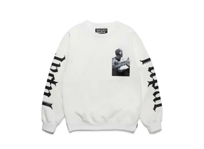 WACKO MARIA 2Pac / Heavy Weight Sweat Shirt #1 "White"