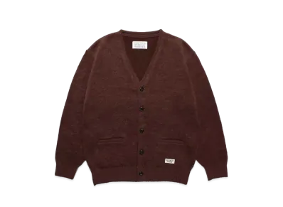 WACKO MARIA Mohair Knit Cardigan "Brown"