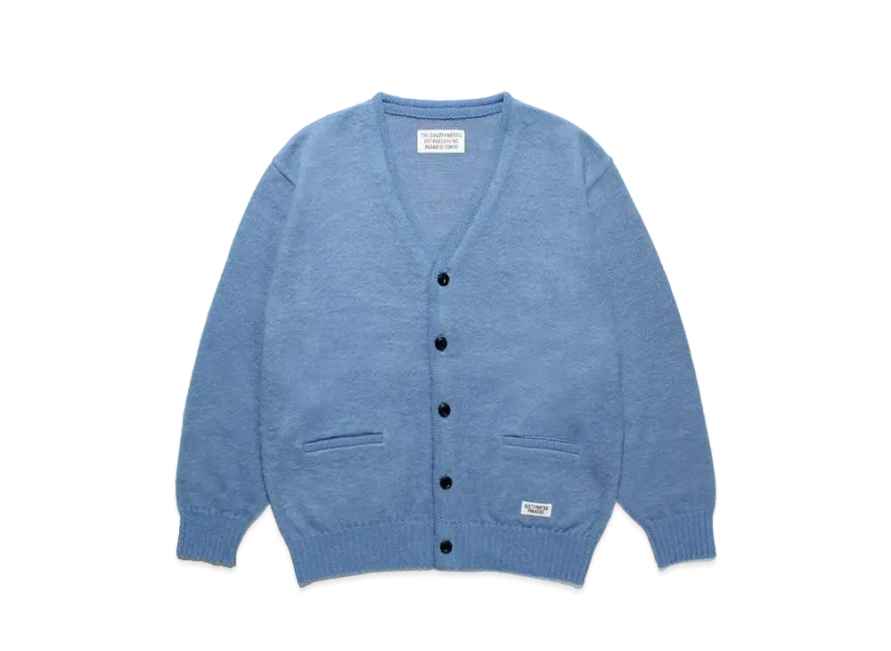 WACKO MARIA Mohair Knit Cardigan "Blue"