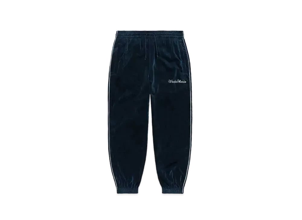 WACKO MARIA Velvet Track Pants "Dark Blue"