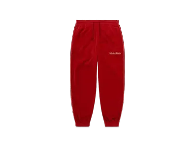 WACKO MARIA Velvet Track Pants "Red"