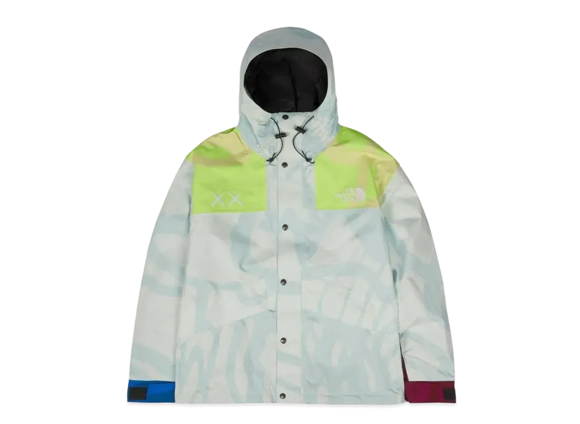 The North Face × Kaws Retro 1986 Mountain Jacket "Ice Blue"