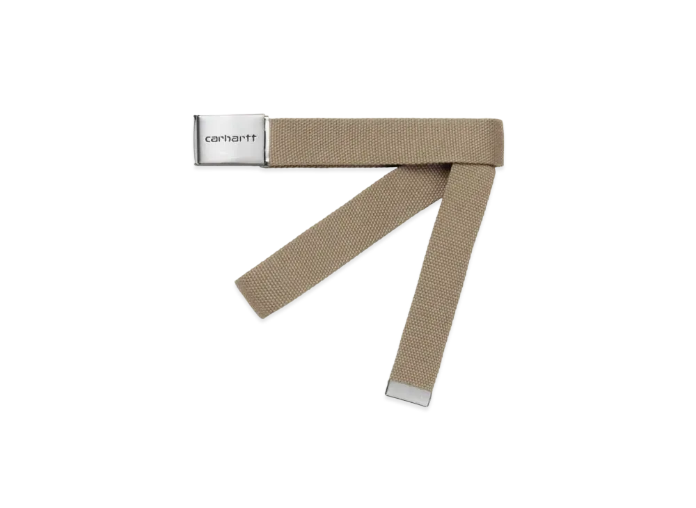 Carhartt Clip Belt Chrome "Leather"